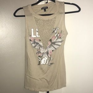 Express sleeveless top size xs